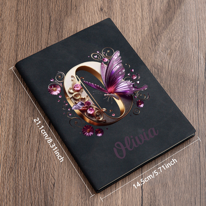 Leather Work Diary Covers - Caderno de couro sintético personalizável com