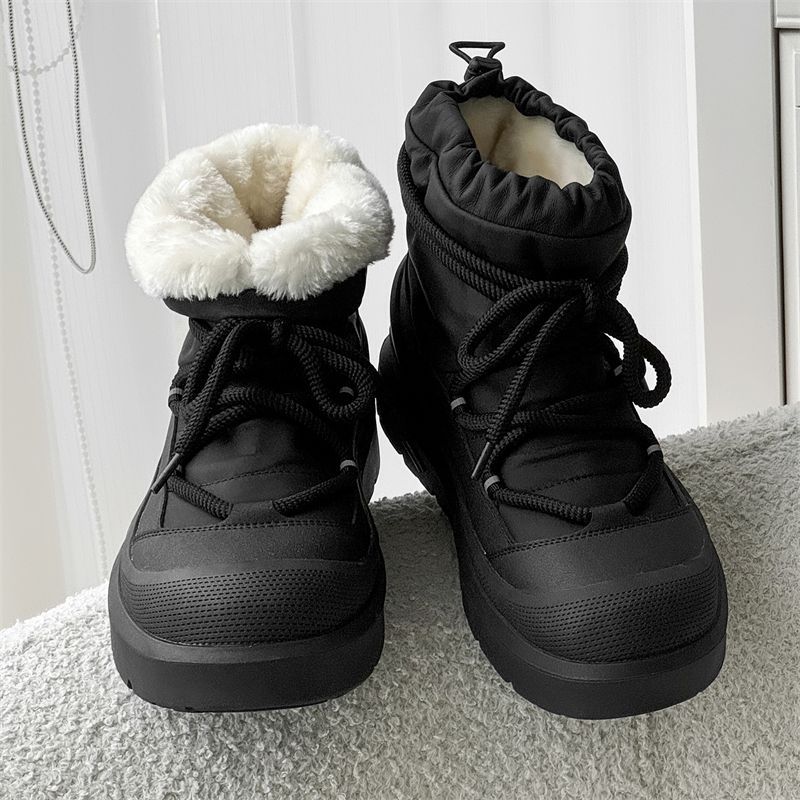 Leatherwork Designs - Designer novas botas de neve masculinas