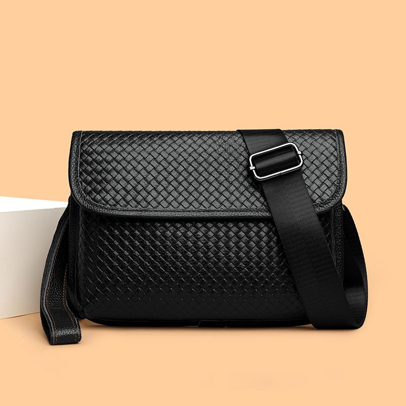 Leatherwork Designs - Bolsa de ombro masculina de designer