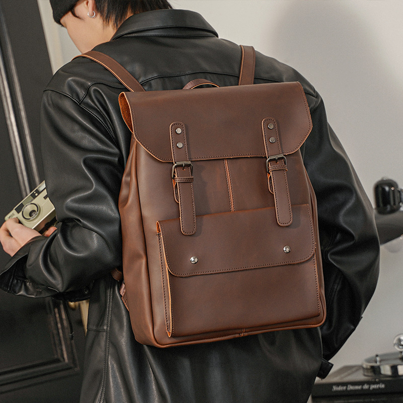 Mochila de couro masculina vin - Leather Work Rucksack Mens avaliação e preço