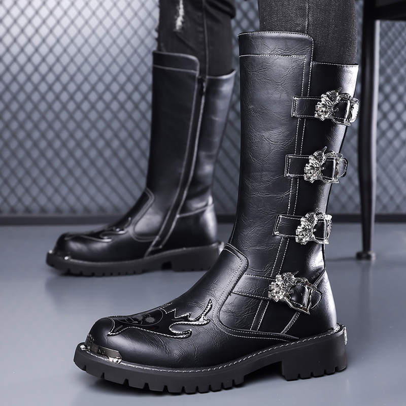 Botas Longas de Couro para Hom - Leatherwork Designs avaliação e preço