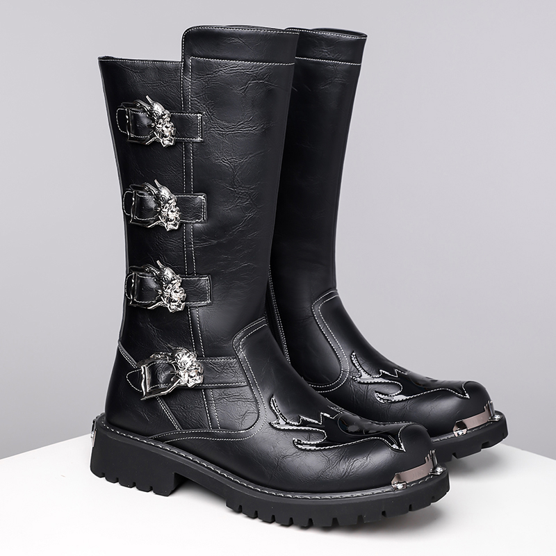 Botas Longas de Couro para Hom - Leatherwork Designs avaliação e preço