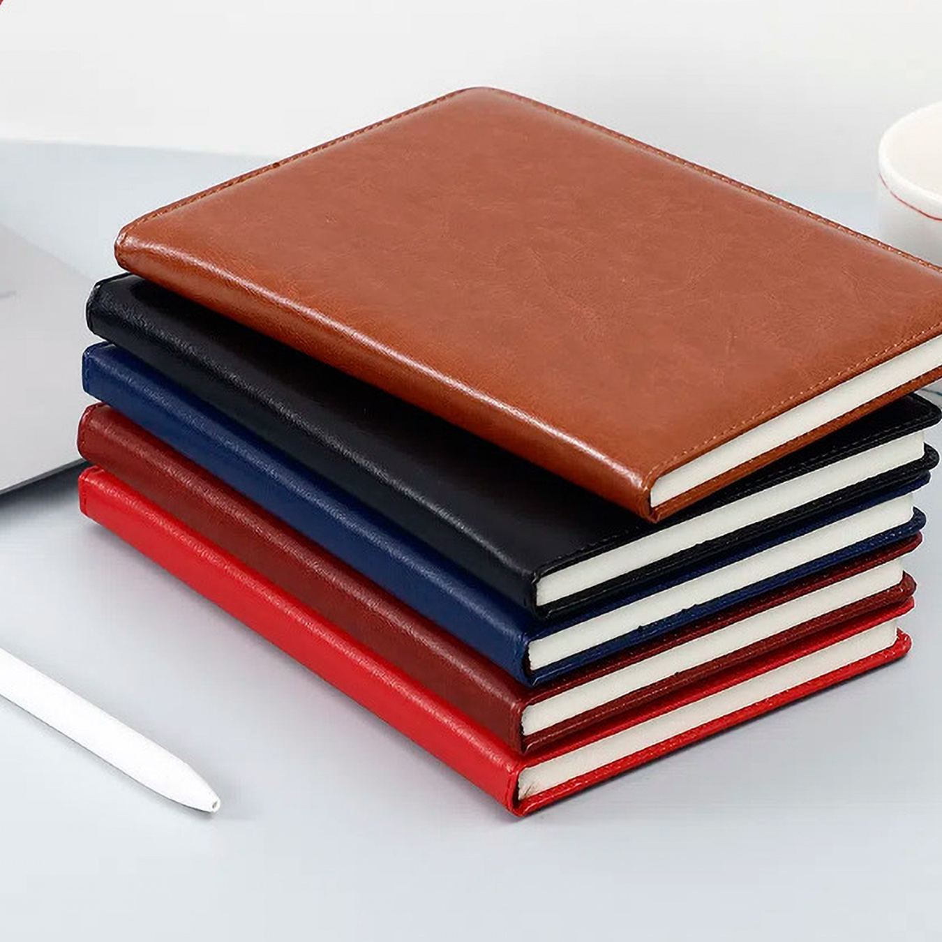 Caderno de Couro A5 Vintage co - Leather Work Diary Covers avaliação e preço