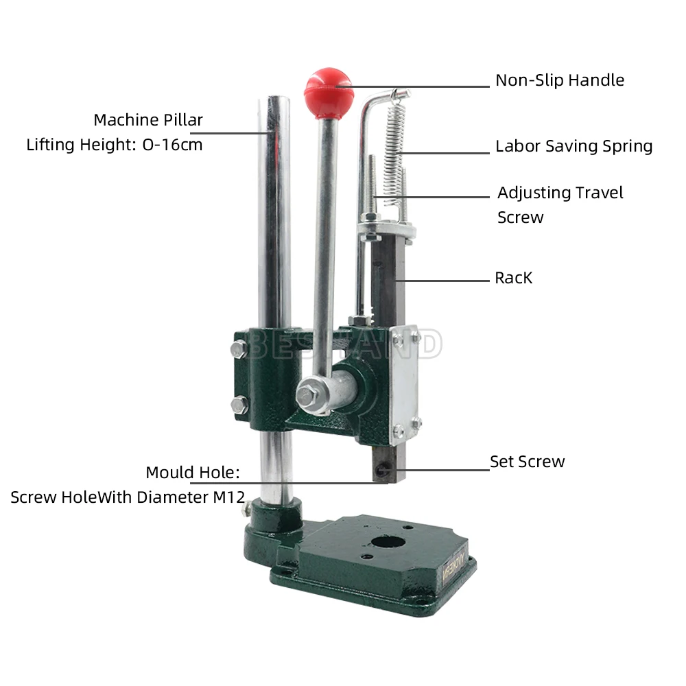 Máquina de perfuração de furo  - Leatherwork Hand Press avaliação e preço