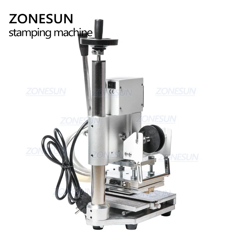 Zonesun zs110 folha quente car - Leatherwork Hand Press avaliação e preço